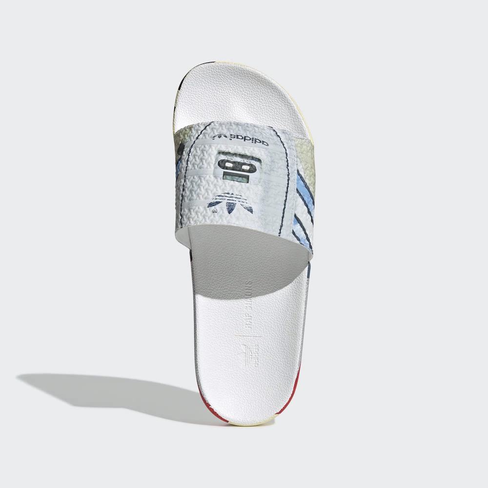 Adidas RS Micro Adilette Chanclas Plateados Para Hombre (MX-71233)